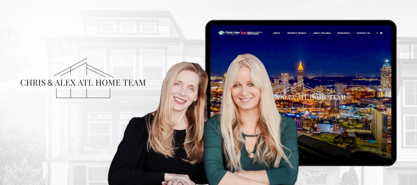 A showcase of Chris & Alex ATL Home Team’s real estate website