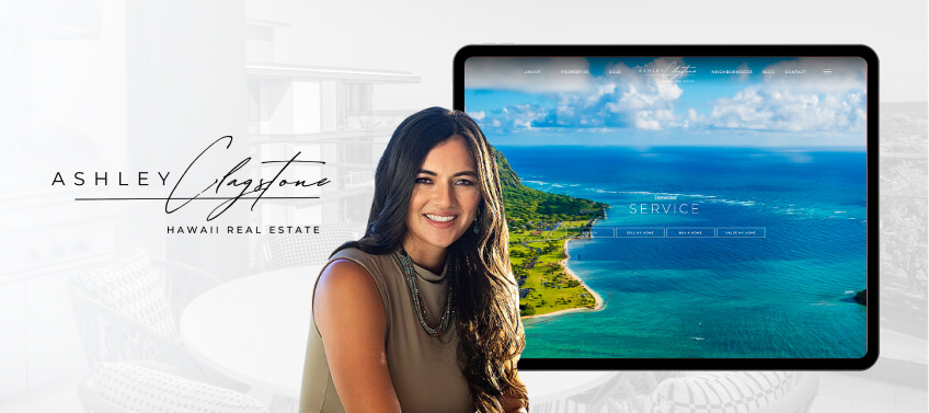 A showcase of Ashley Clagstone’s real estate website