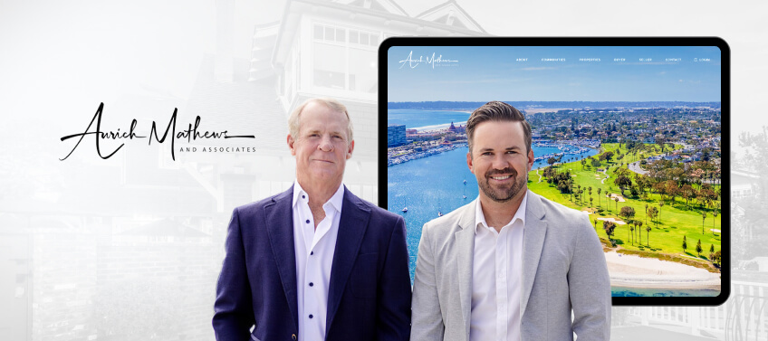 A showcase of Aurich Matthews and Associate’s real estate website