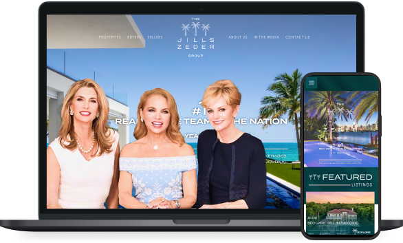 The Jills Zeder Team's screenshot on tablet