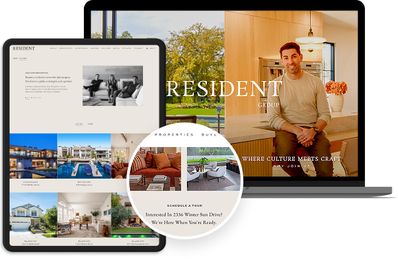 Resident Group's website screenshot