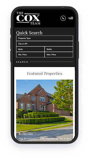 The Cox Team screenshot on phone