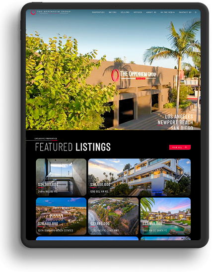 Jason Oppenheim's website screenshot