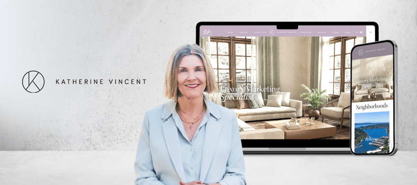 A showcase of Katherine Vincent’s real estate website