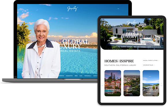 Joyce Rey's website screenshot