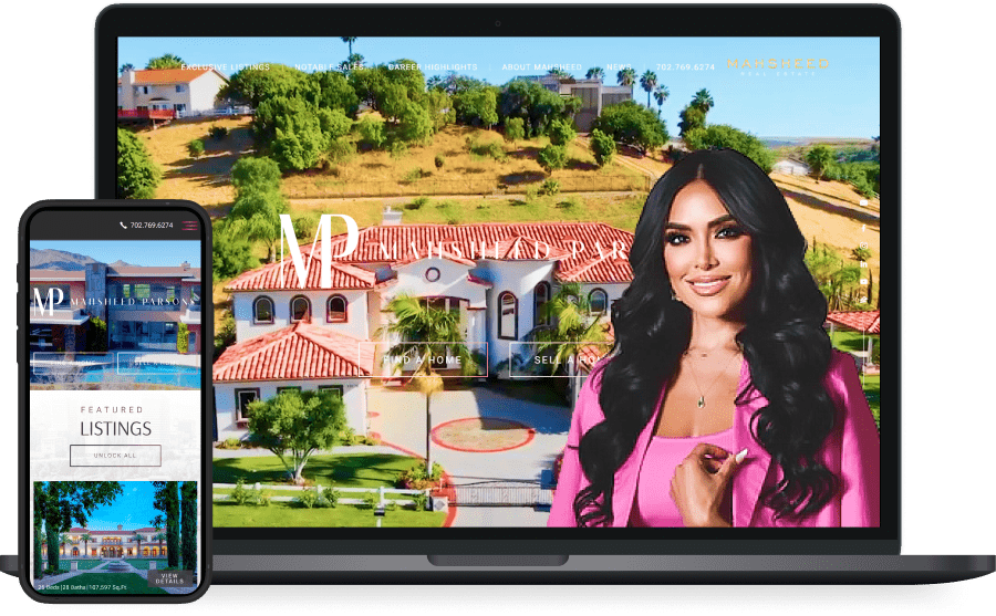 Mahsheed Parsons's website screenshot