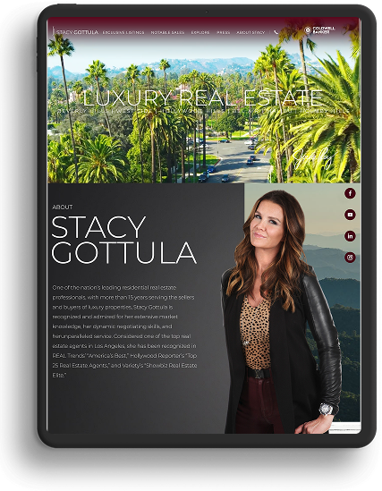 Stacy Gottula's website screenshot