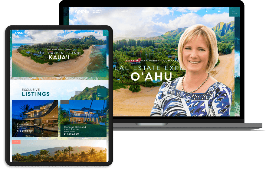 Anne Hogan Perry's website screenshot