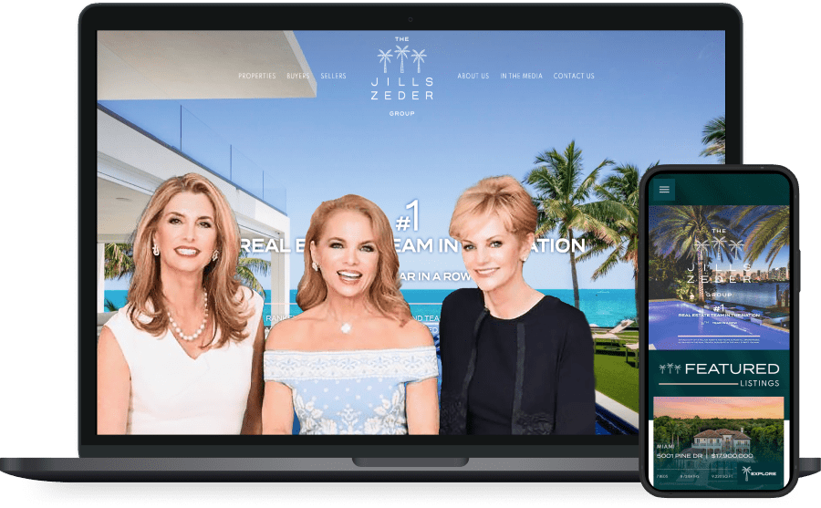 The Jills Zeder Group's website screenshot