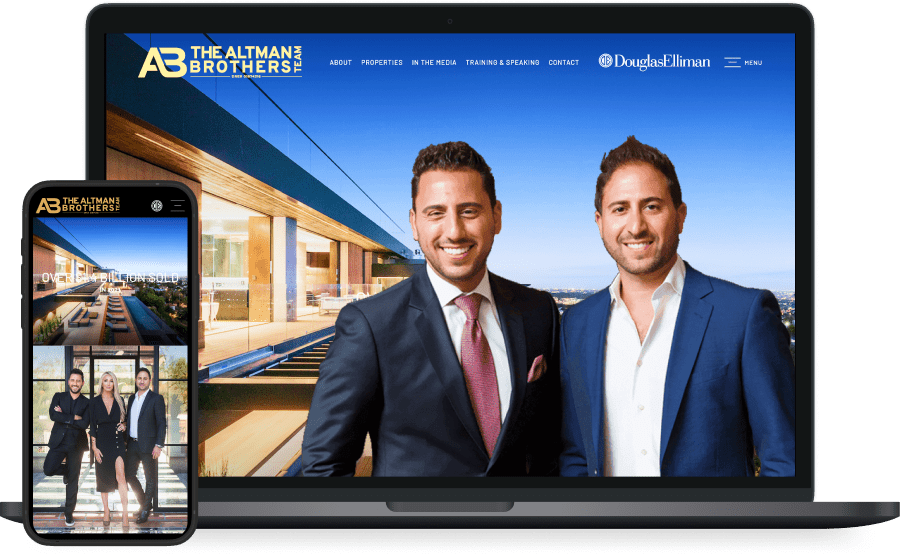 The Altman Brothers's website screenshot