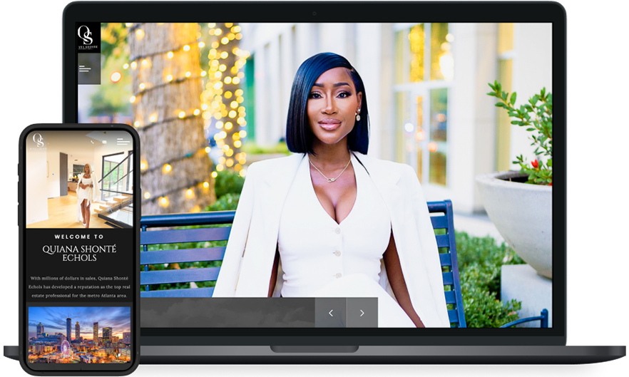 Quiana Shonté Echols's website screenshot