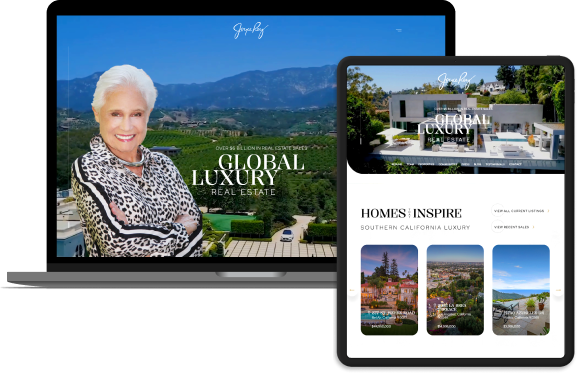 Joyce Rey's website screenshot