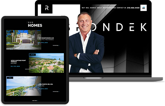 James Respondek's website screenshot