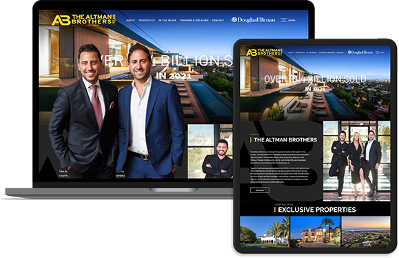 The Altman Brothers's website screenshot