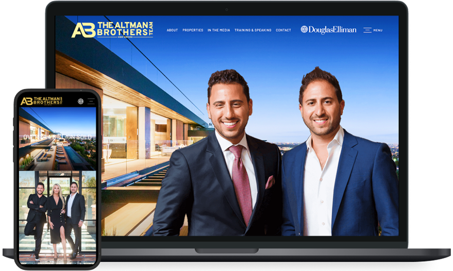 The Altman Brothers's website screenshot