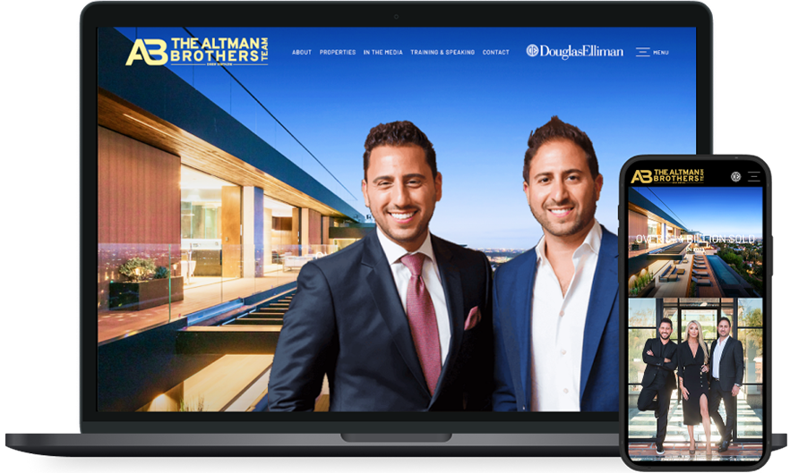The Altman Brothers's website screenshot
