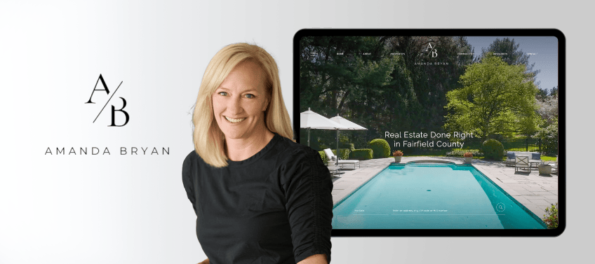 A showcase of Amanda Bryan’s real estate website