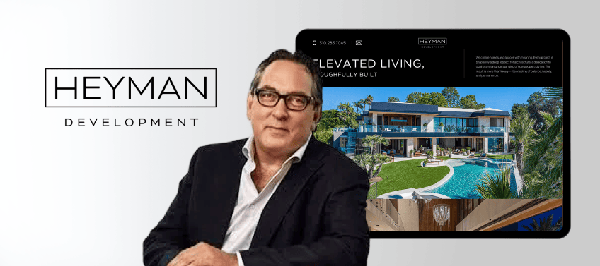 A showcase of Heyman Development’s real estate website