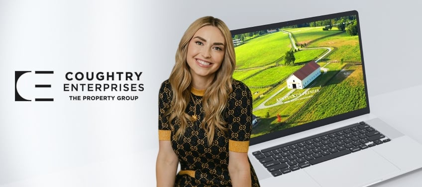 A showcase of Coughtry Enterprises’ luxury real estate website.