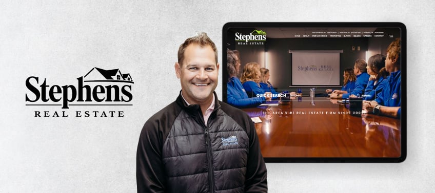 A showcase of Stephens Real Estate’s luxury real estate website.