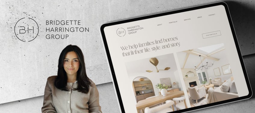 A showcase of Bridgette Harrington Group’s real estate website.