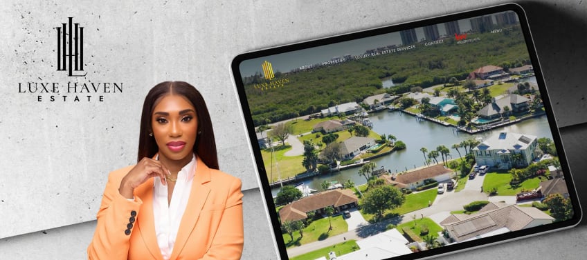A showcase of Luxe Haven Estate’s real estate website.