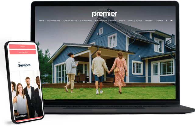 Agent Image Mortgage websites screenshot
