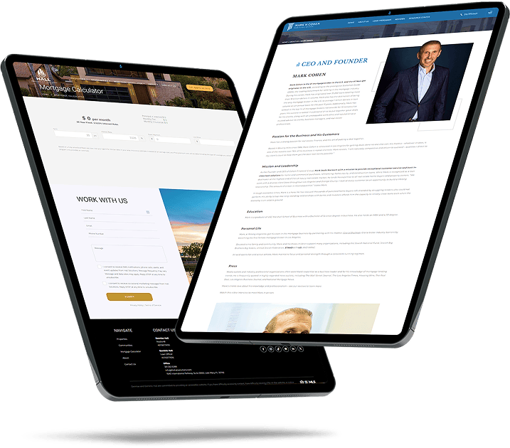 Cohen Financial Group's website screenshot