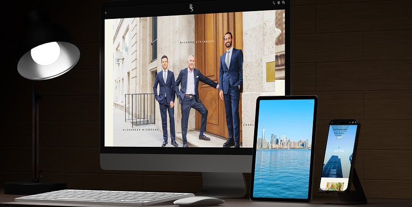 A showcase of the Richard Steinberg Group’s real estate website.