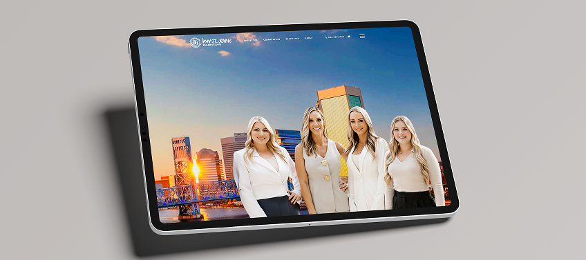 A showcase of The Shoreline Group’s real estate website.