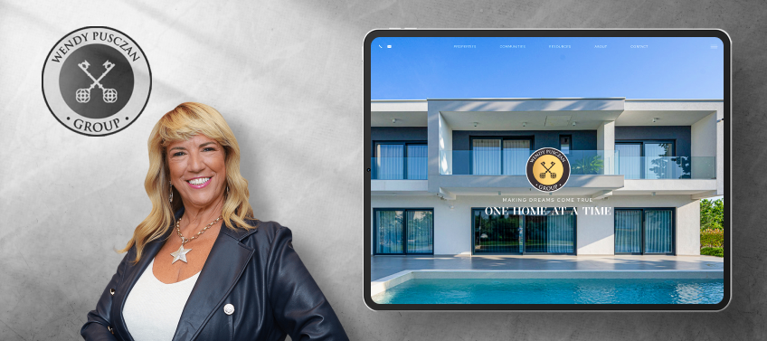 A showcase of Wendy Puszcan’s real estate website.