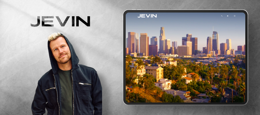 A showcase of Andrew Jevin’s real estate website.