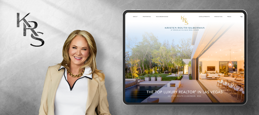 A showcase of Kristen Routh-Silberman’s real estate website.
