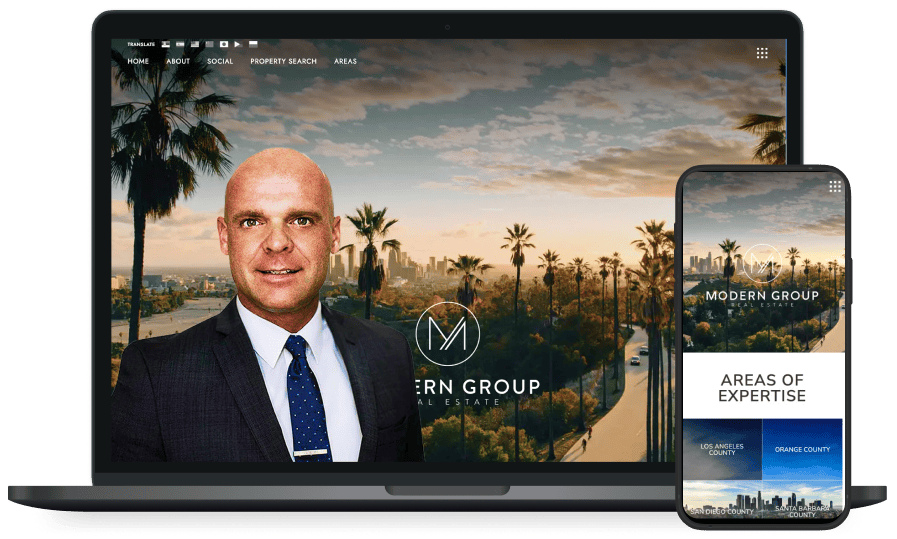 Modern Group's website screenshots
