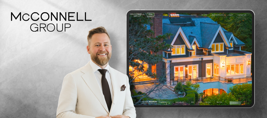 A showcase of McConnell Group’s real estate website.