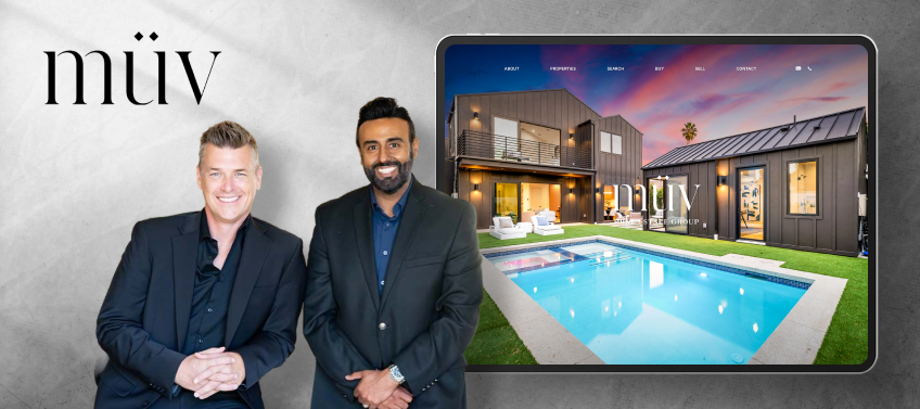 A showcase of MÜV Real Estate Group’s real estate website.