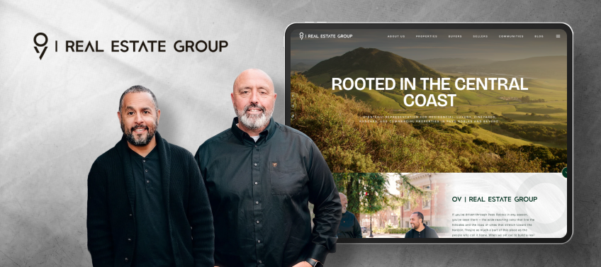 A showcase of OV Group’s real estate website.