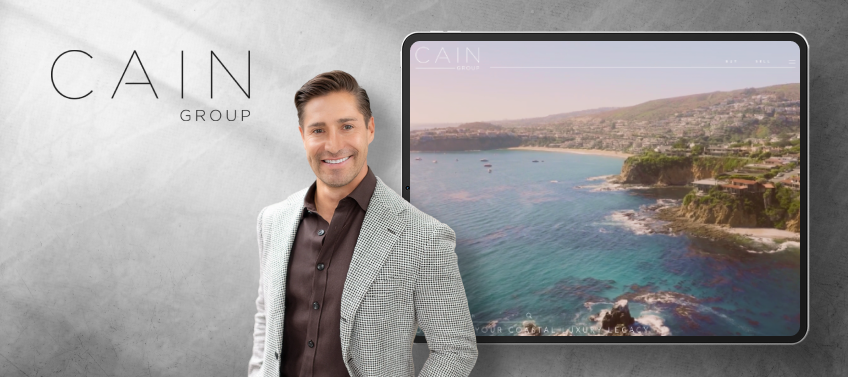 A showcase of CAIN Group’s real estate website.