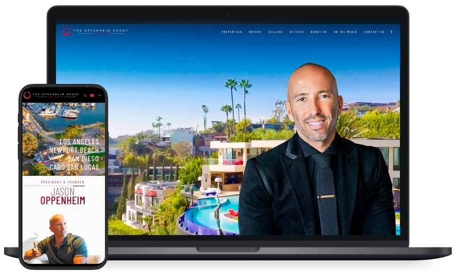 The Oppenheim Group's website screenshots