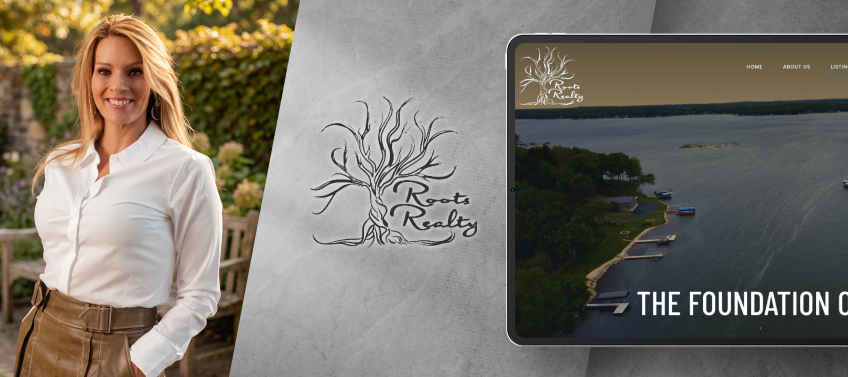 A showcase of Roots Realty Team’s real estate website.
